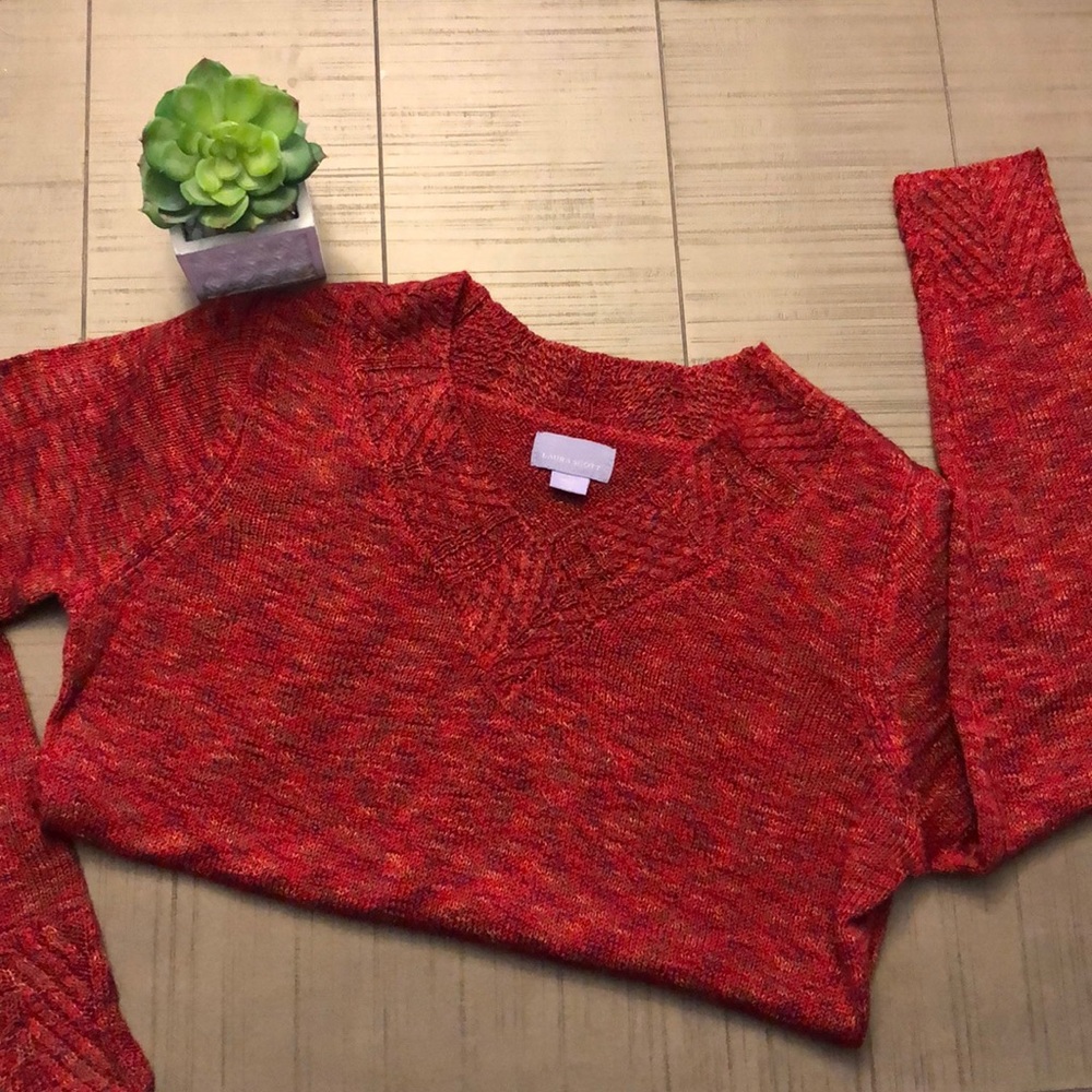 ❤️ SIZE M LAURA SCOTT RED SWEATER❤️